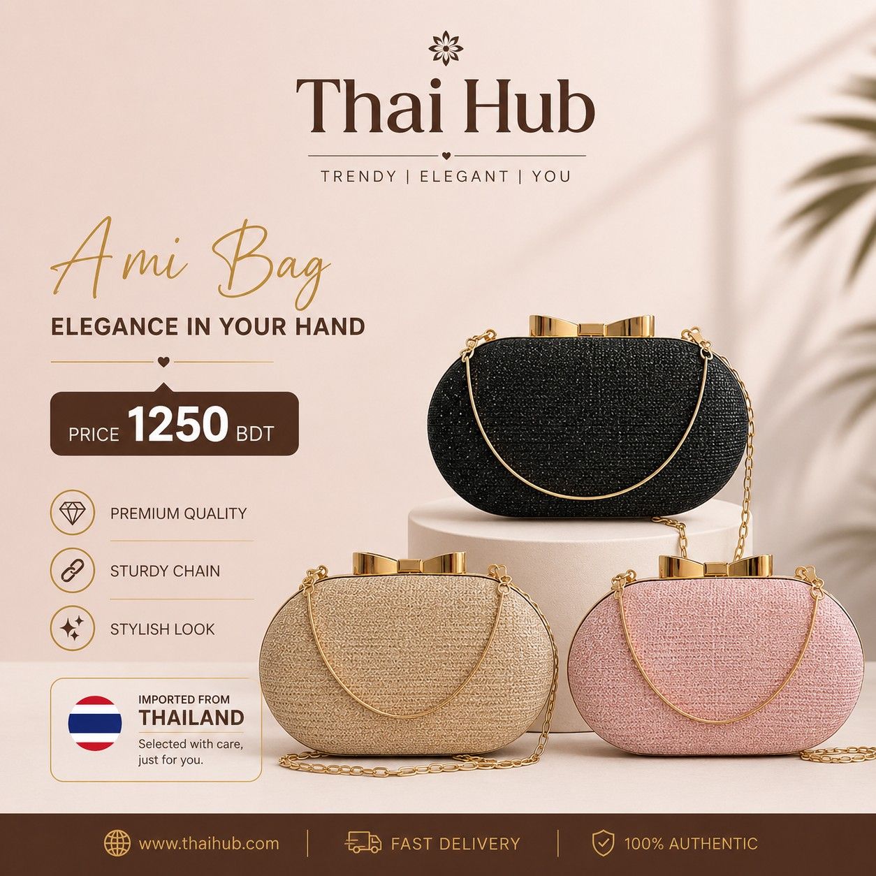 Thailand Imported Luxury Clutch Bags | Thai Hub